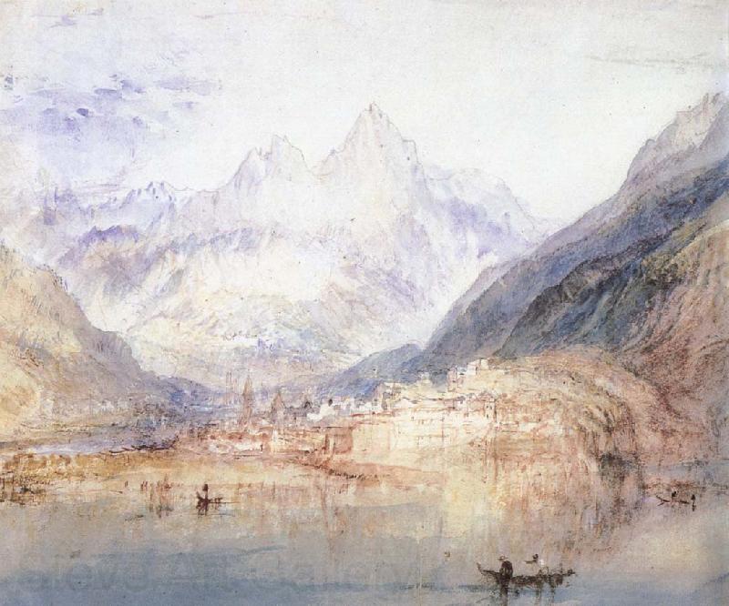 Joseph Mallord William Turner Landscape Norge oil painting art